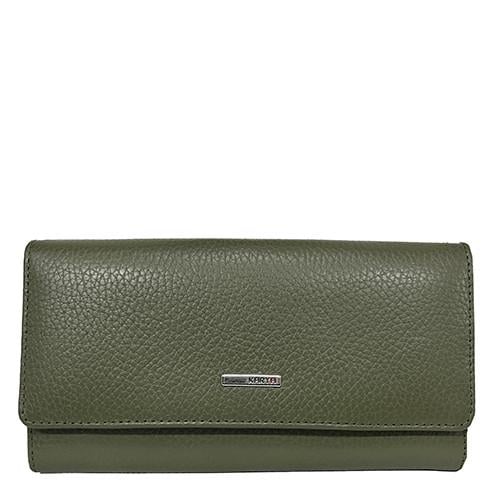 Кошелек женский из натуральной кожи Karya 2016-084 Оливковый (2084929095)