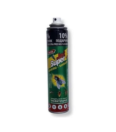 Инсектицид от тараканов Дихлофос Джет Супер JET SUPER универсальный 220 мл Зеленый (28341303)