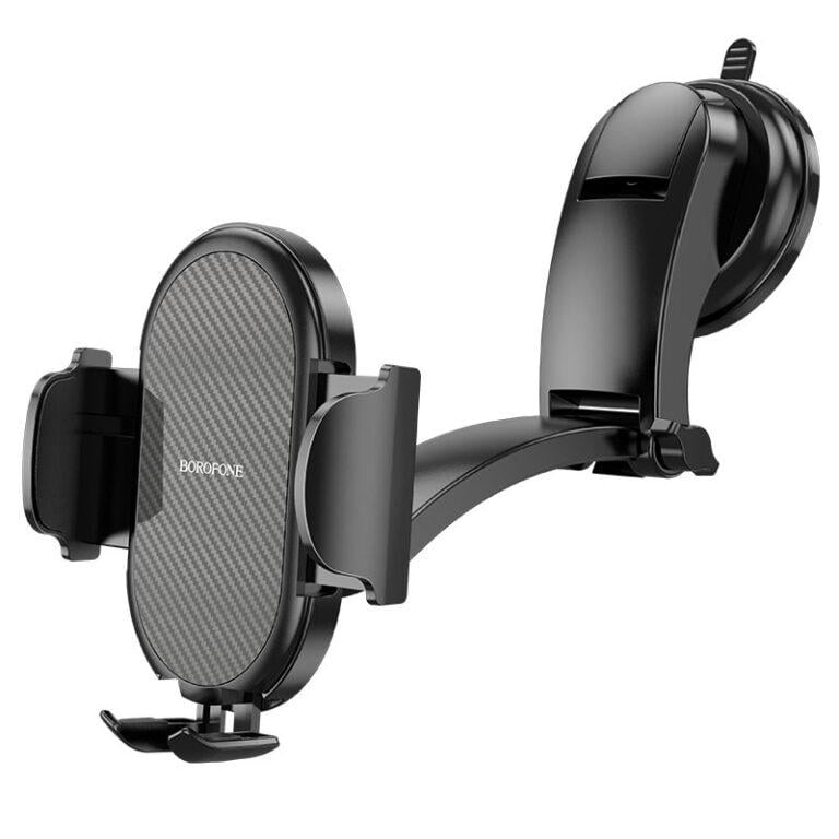 Держатель для телефонов в машину Borofone BH73 Charm press type center console car holder Black