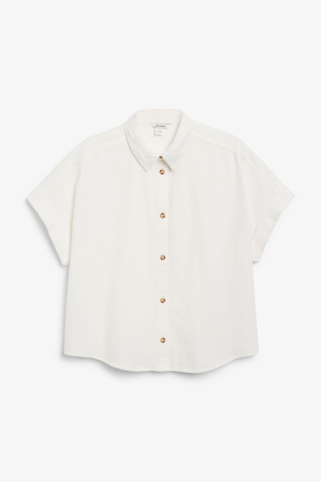 Сорочка Monki XXS Молочний (X1305997039)