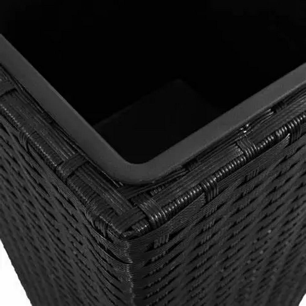 Горшок для цветов Keter Rattan Planter S 23,6 л Антрацитовый (228978) - фото 3 Горшок для цветов Keter Rattan Planter S 23,6 л Антрацитовый (228978) - фото 3