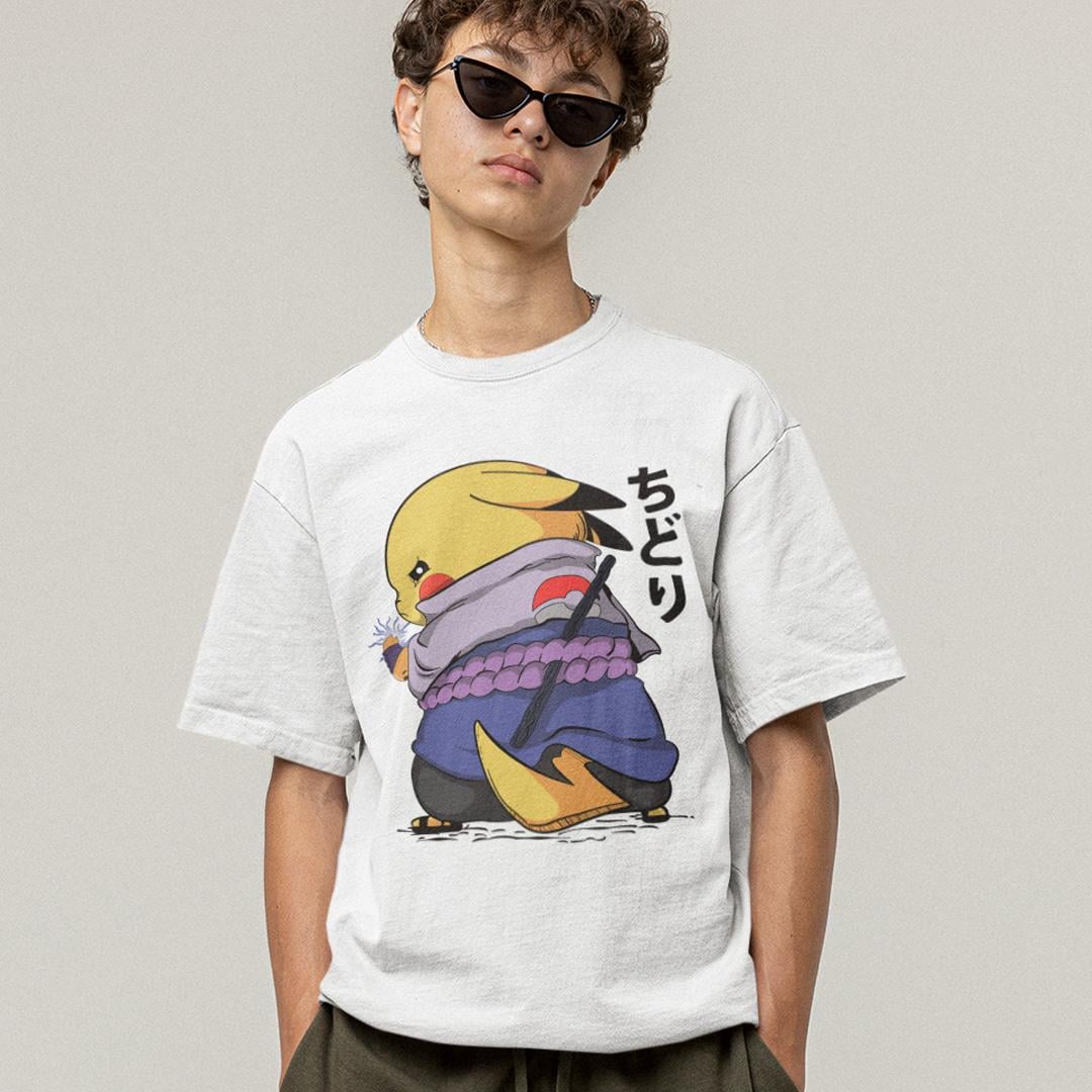Футболка унисекс Pockemon Pikachu Samurai wht XL Белый (0000011613)