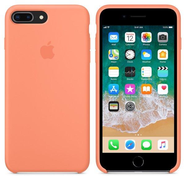 Чехол-накладка Apple Silicone Case for iPhone 7/8 Plus, Peach (HC) - фото 3