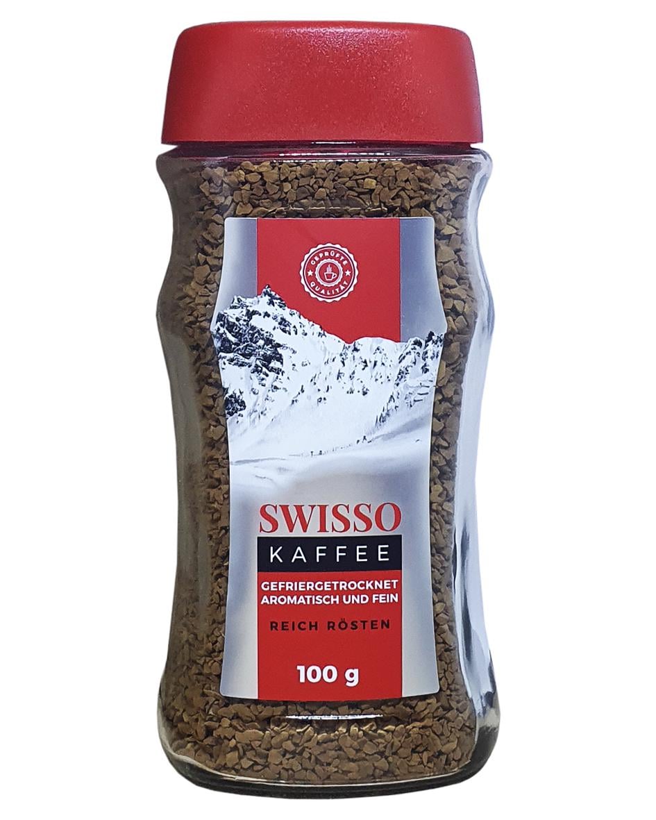 Кофе растворимый Swisso Kaffee в стеклянной банке 100 г (56176)