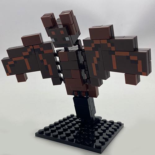 Конструктор фигурка iBlock Bat Minecraft 12 см