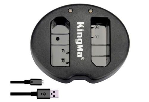 Устройство зарядное USB для 2-х аккумуляторов Nikon EN-EL14 EN-EL14A