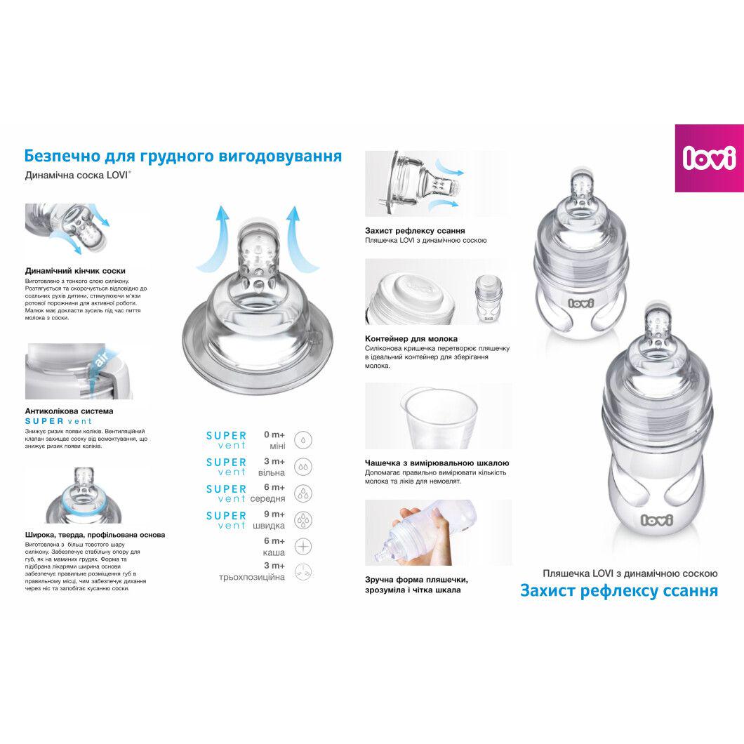 Набір Lovi 0204exp Захист рефлексу смоктання 150 мл Lovi (5901691825284) - фото 2
