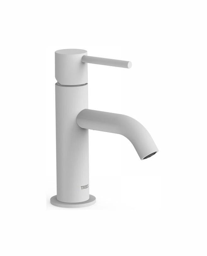 Смеситель для умывальника Tres Study 26290301BM однорычажный Белый (113310)