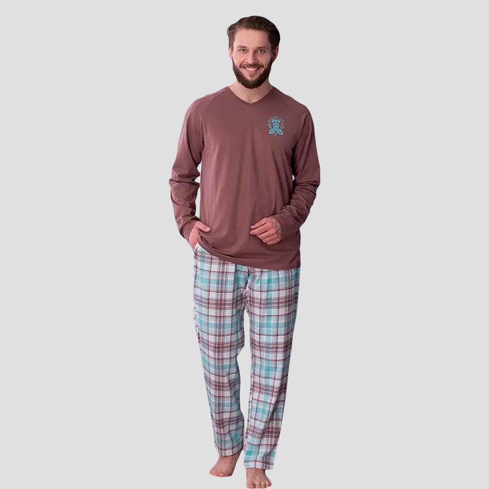 Комплект домашній чоловічий KEY XL Мультиколор (MNS 450 B21)