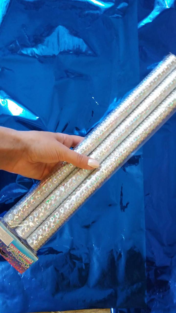 Серпантин стік 3 шт. 35 см Різнокольоровий (400485) - фото 2