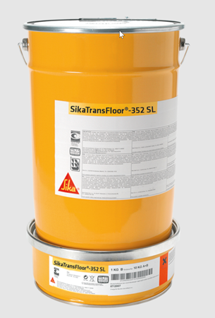 Комлект смесь для палуб/яхт/катеров Sika Transfloor 352 SL A+B выравнивающая двухкомпонентная полиуретановая 25 кг Серый - фото 4