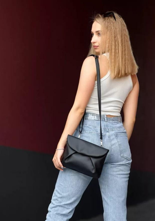 Жіноча сумка Sambag Rose Чорний (94200001) - фото 5