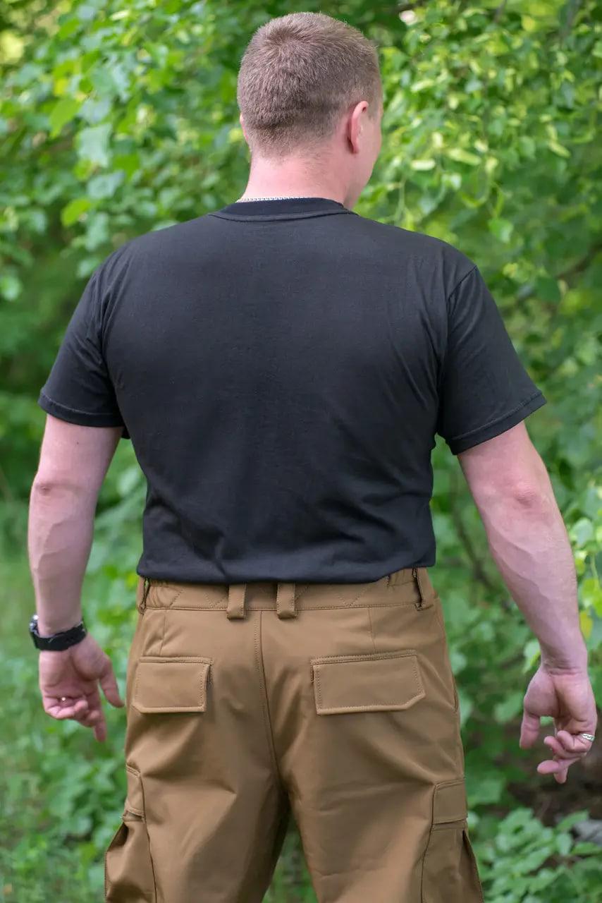 Футболка Trend бавовняна 60 Чорний (0111-3-GR-BL) - фото 3