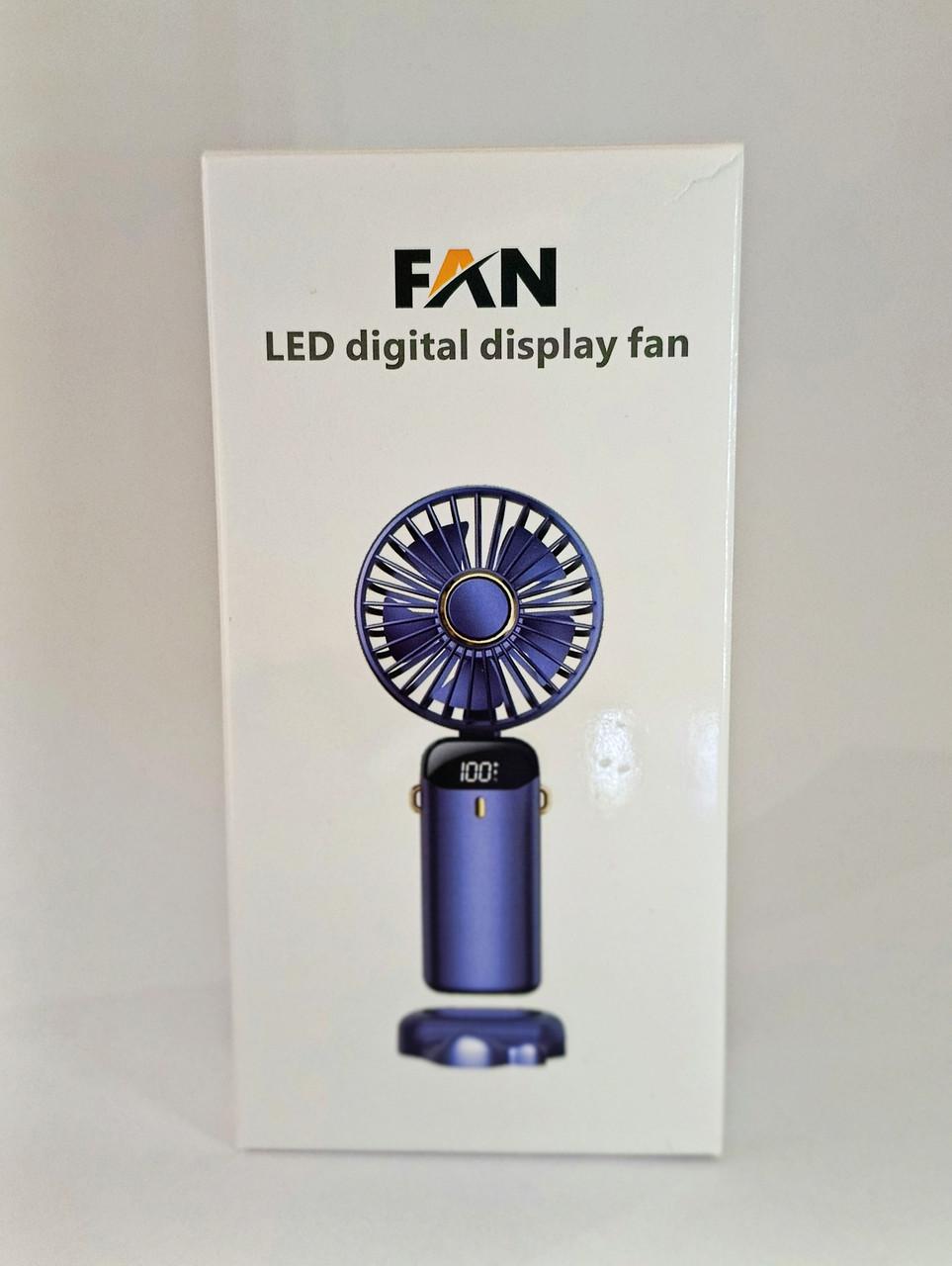 Вентилятор міні на акумуляторі Синій - фото 6 Вентилятор міні на акумуляторі Синій - фото 6