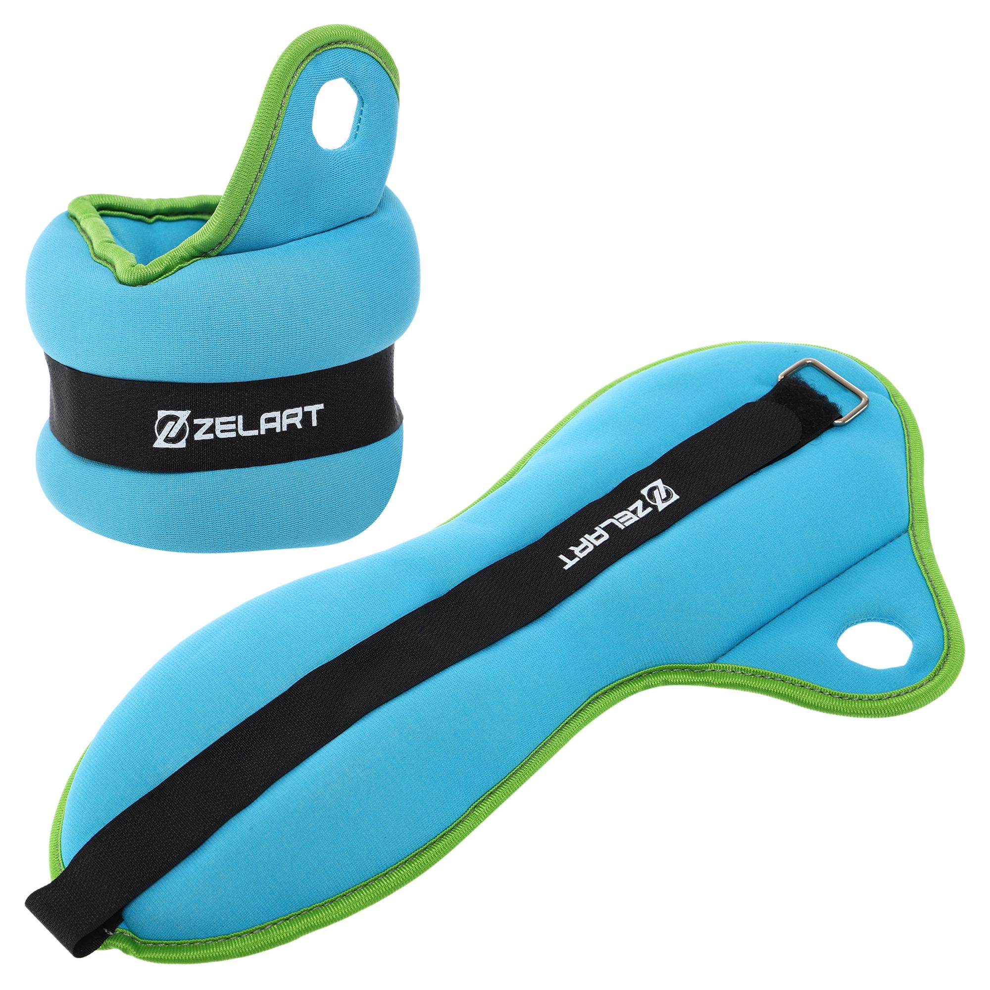 Обтяжувачі-манжети для рук Zelart Pro 2х1,5 кг Синій/Салатовий (FI-1965-3_Синий-салатовый) - фото 1 Обтяжувачі-манжети для рук Zelart Pro 2х1,5 кг Синій/Салатовий (FI-1965-3_Синий-салатовый) - фото 1