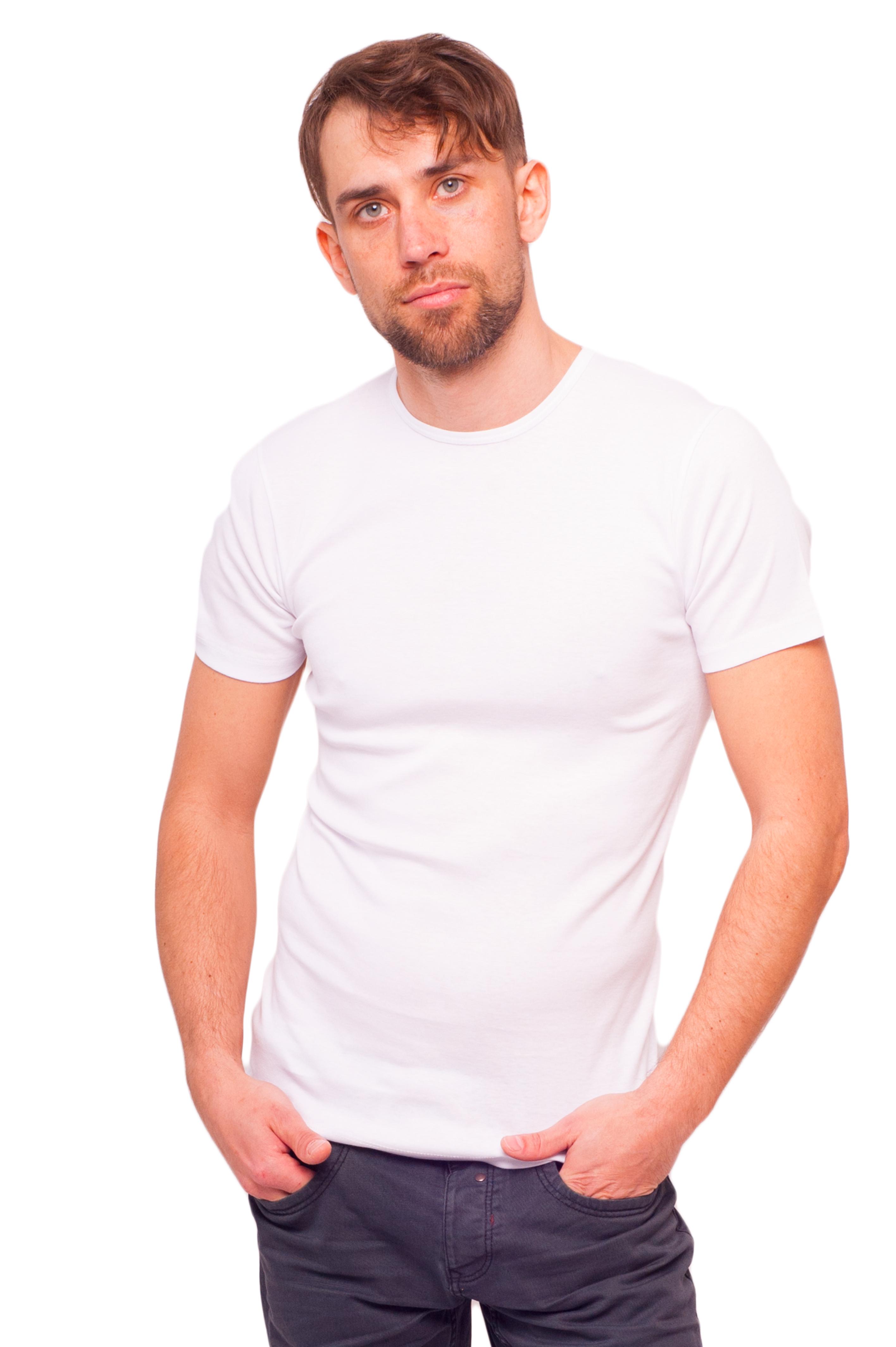 Футболка мужская Наталюкс XL Белый (2113023200041)