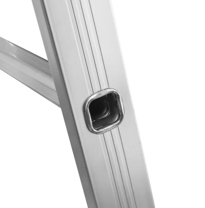 Лестница-трансформер Ladder STANDARD алюминиевая/4х3 ступени/двусторонняя/расставная (20133) - фото 11