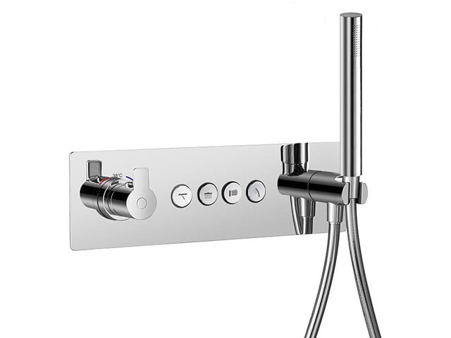 Смеситель для душа Aqua-World Spring с термостатом (СМ40Сп.24.4вт)