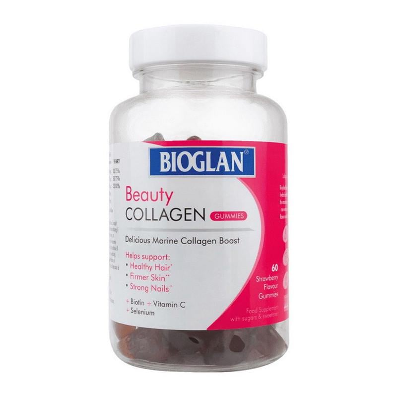 Колаген Bioglan Beauty Gummies 60 желейок Полуничний (21307-01)