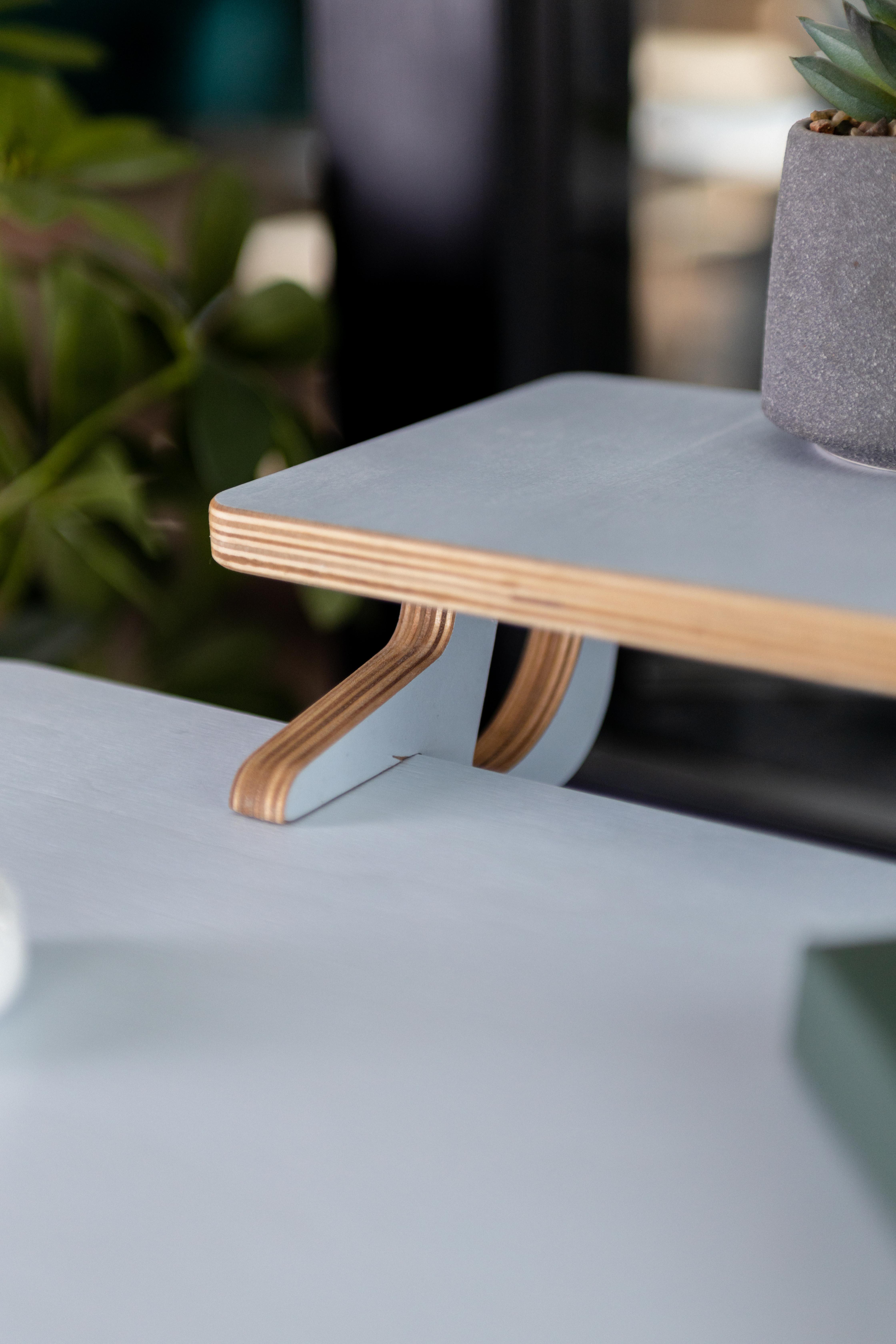 Комп'ютерний стіл Freelance Xl для роботи стоячи та сидячи з покриттям Блакитний (098765) - фото 6 Комп'ютерний стіл Freelance Xl для роботи стоячи та сидячи з покриттям Блакитний (098765) - фото 6