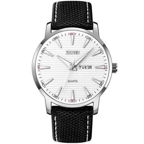 Часы наручные Skmei 9303SIBK 3 АТМ 43 мм Silver/Black (595372)