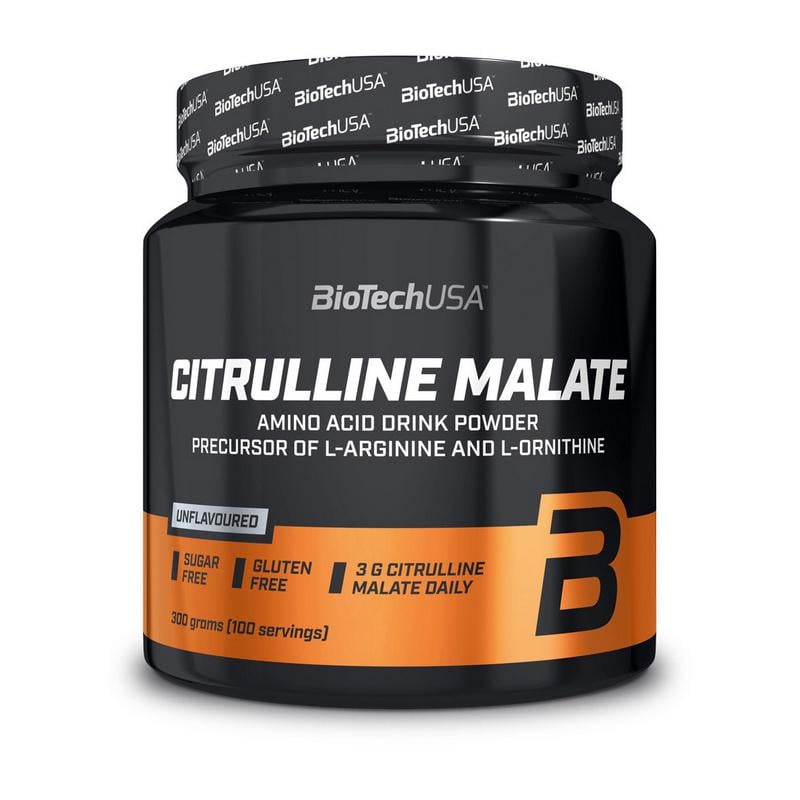 Цитрулин малат BioTech Citrulline Malate 300 г Без смаку