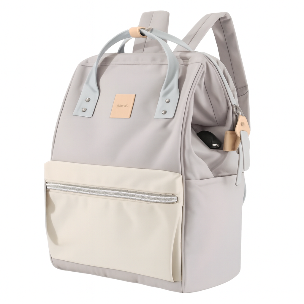 Рюкзак женский для ноутбука Himawari R37002 USB влагостойкий 40х28х17 см Светло-серый (32163452) Рюкзак женский для ноутбука Himawari R37002 USB влагостойкий 40х28х17 см Светло-серый (32163452)