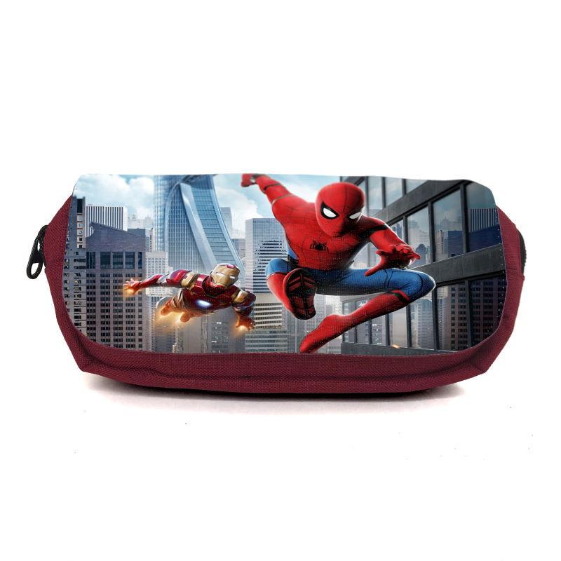 Пенал школьный Паук Spiderman-01 Бордовый (1559444022)