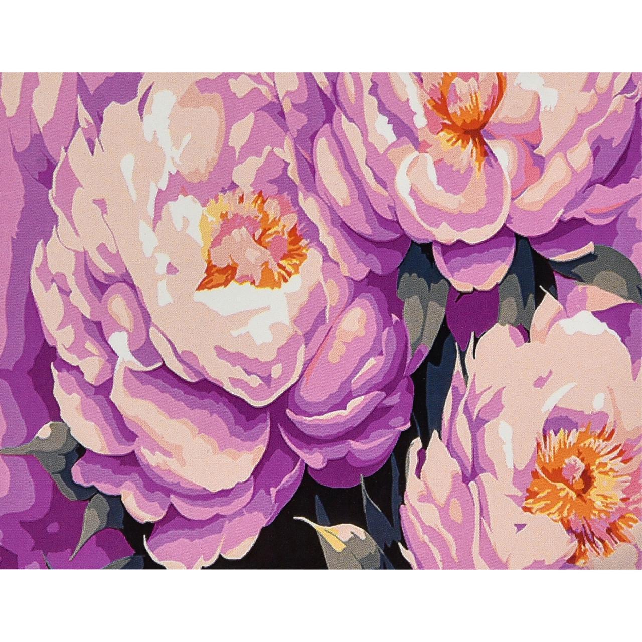 Картина по номерам Strateg Премиум Пионы 30х40 см (SS1157)