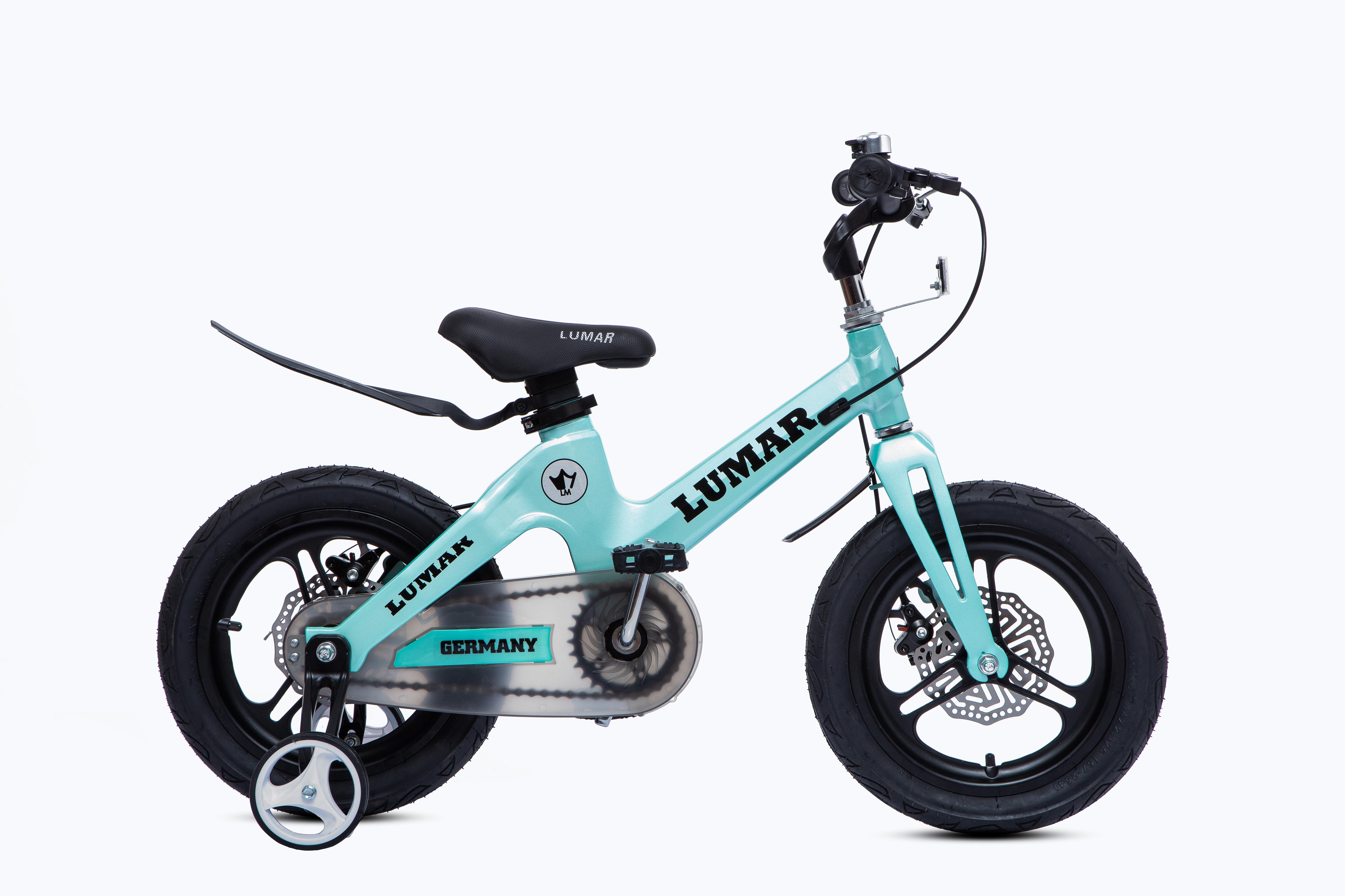 Магнієвий дитячий велосипед LUMAR 14" Бірюзовий (1404)