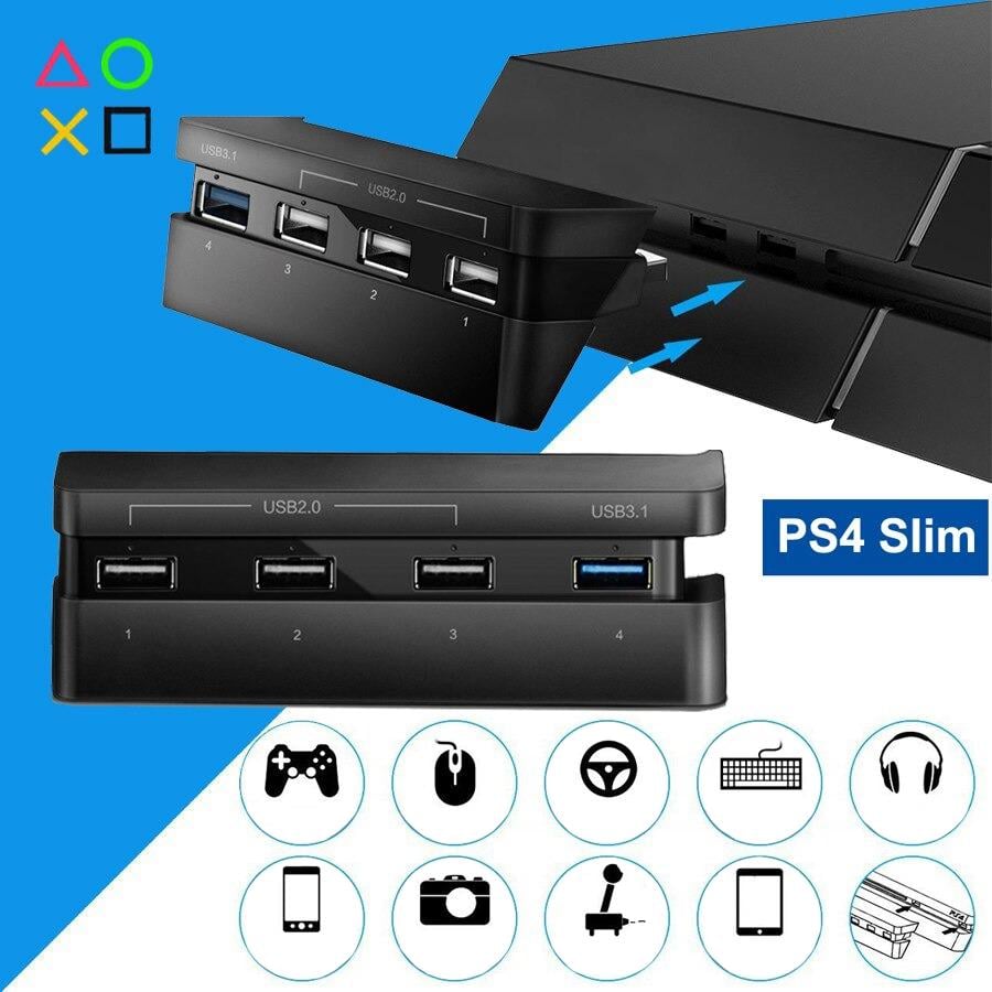 USB Hub на 4 порти  Dobe PS4 Slim для Play Station 4 - фото 5