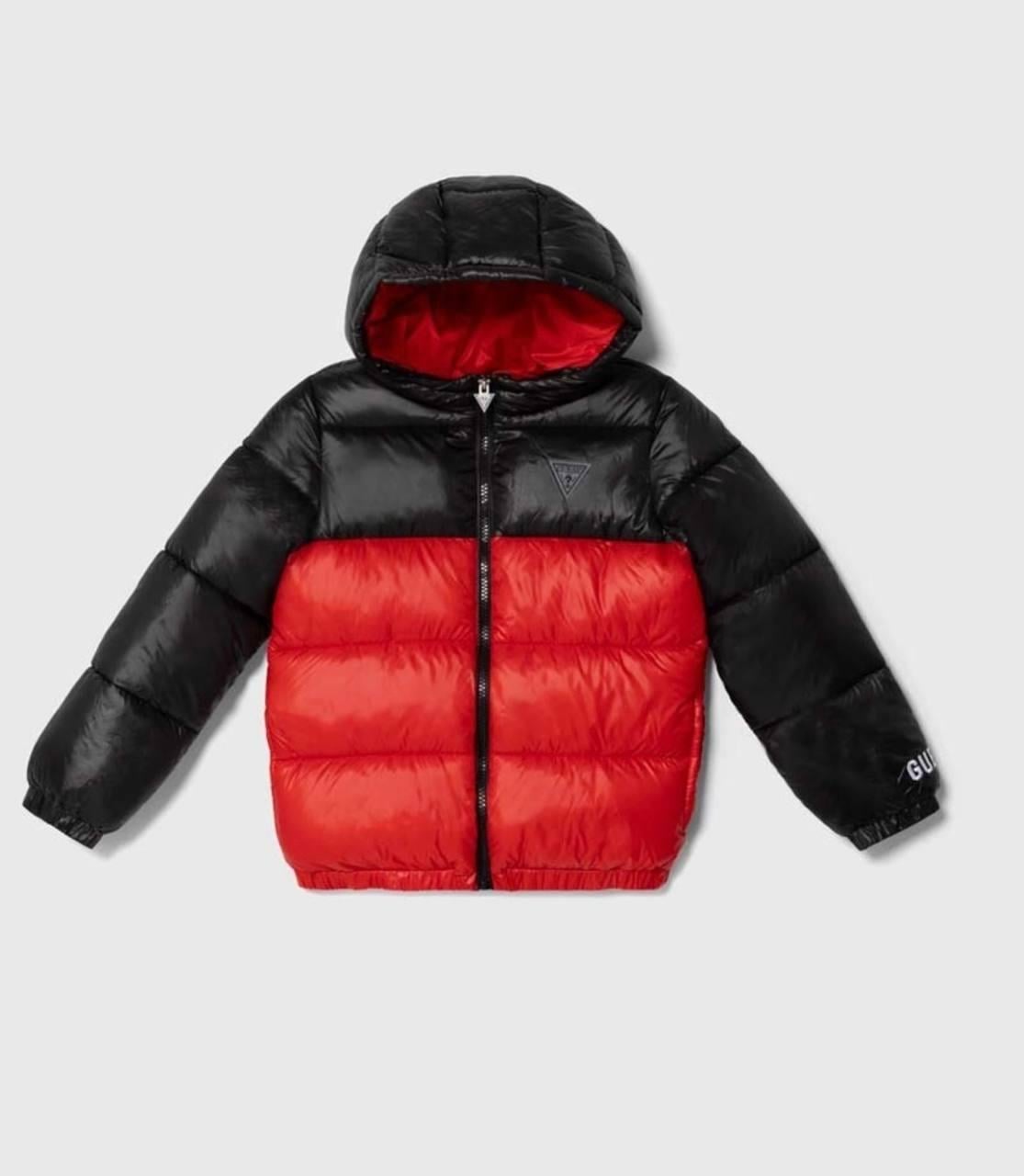 Куртка Guess 6/7 лет 122 см Черно-красный (L4YL06 WEGY0)