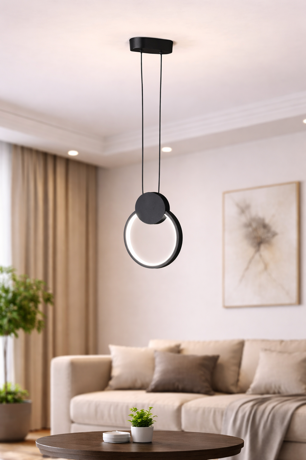 Подвесной светильник Elyra Circle LED 3 режима 11W (20416/1ВК)