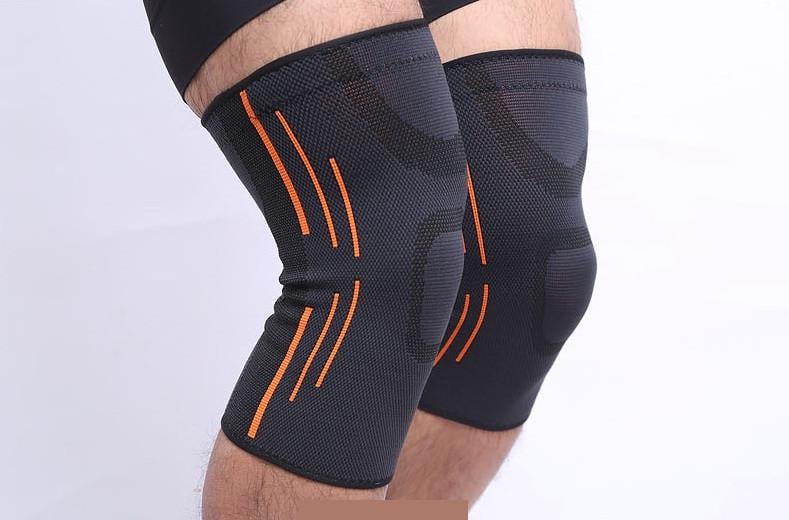 Наколінник Aolikes еластичний фіксатор суглоба 2 шт. М Чорний (01294)