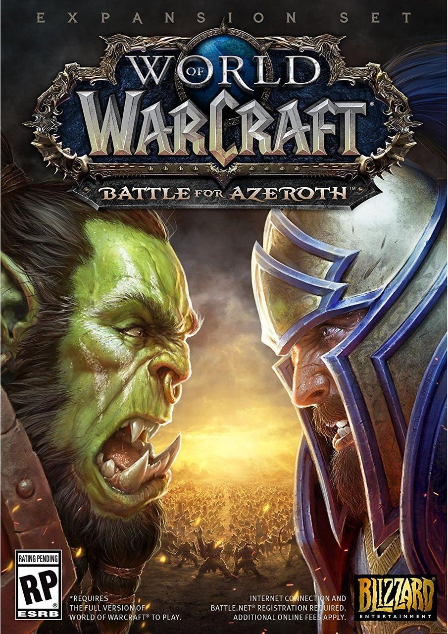 Карта World of Warcraft Battle for Azeroth Blizzard