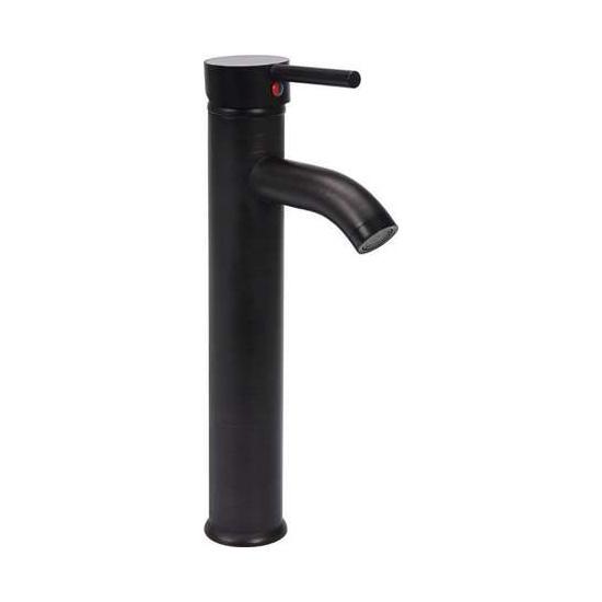 Змішувач для раковини із кульовим регулятором Retro Fala Чорний (mrg75812)