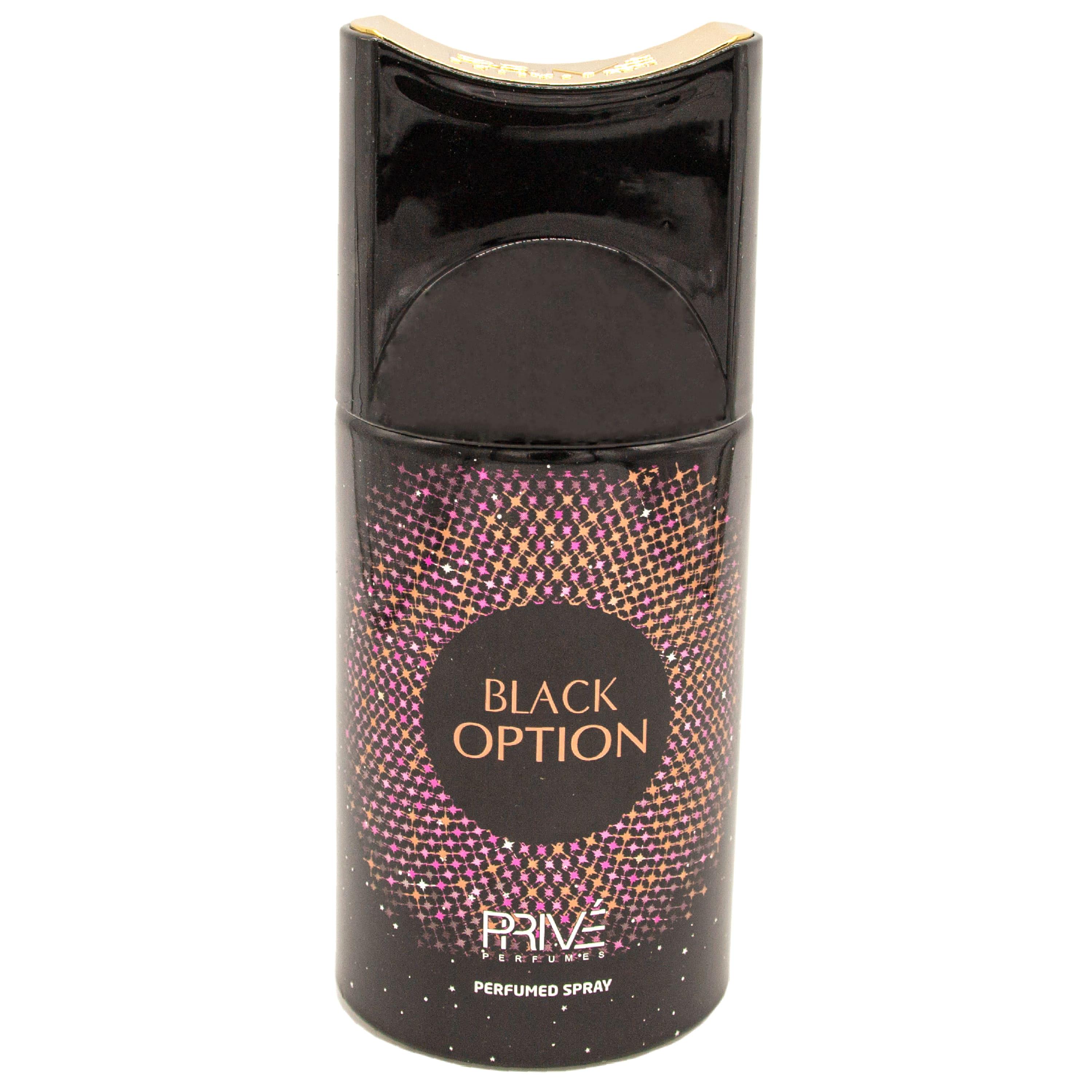 Парфумований дезодорант жіночий Prive Parfums Black Option 250 мл (MM36021)