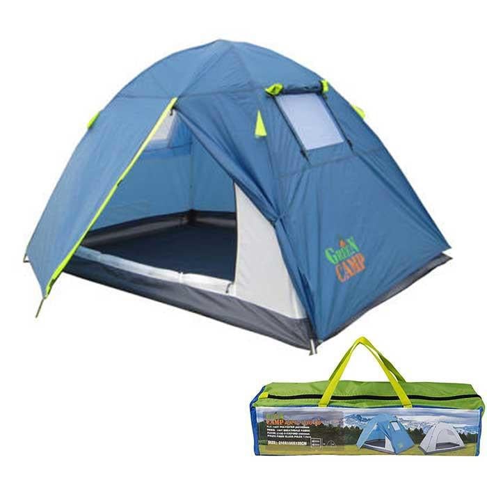 Палатка 2-местная GreenCamp GC1001B Синий (GC1001B) Палатка 2-местная GreenCamp GC1001B Синий (GC1001B)