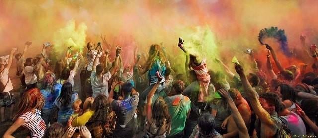 Набор красок Holi Fest 12 цветов 100 г - фото 5