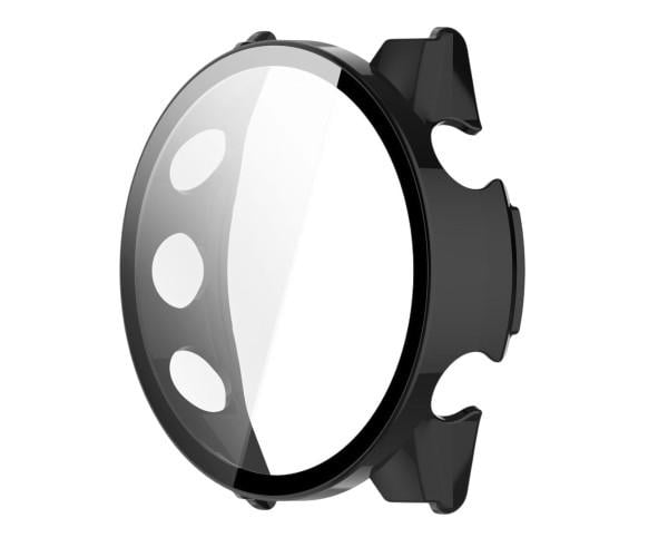 Чехол с защитным стеклом Protective Cover with Glass для Garmin Forerunner 70/170 Черный