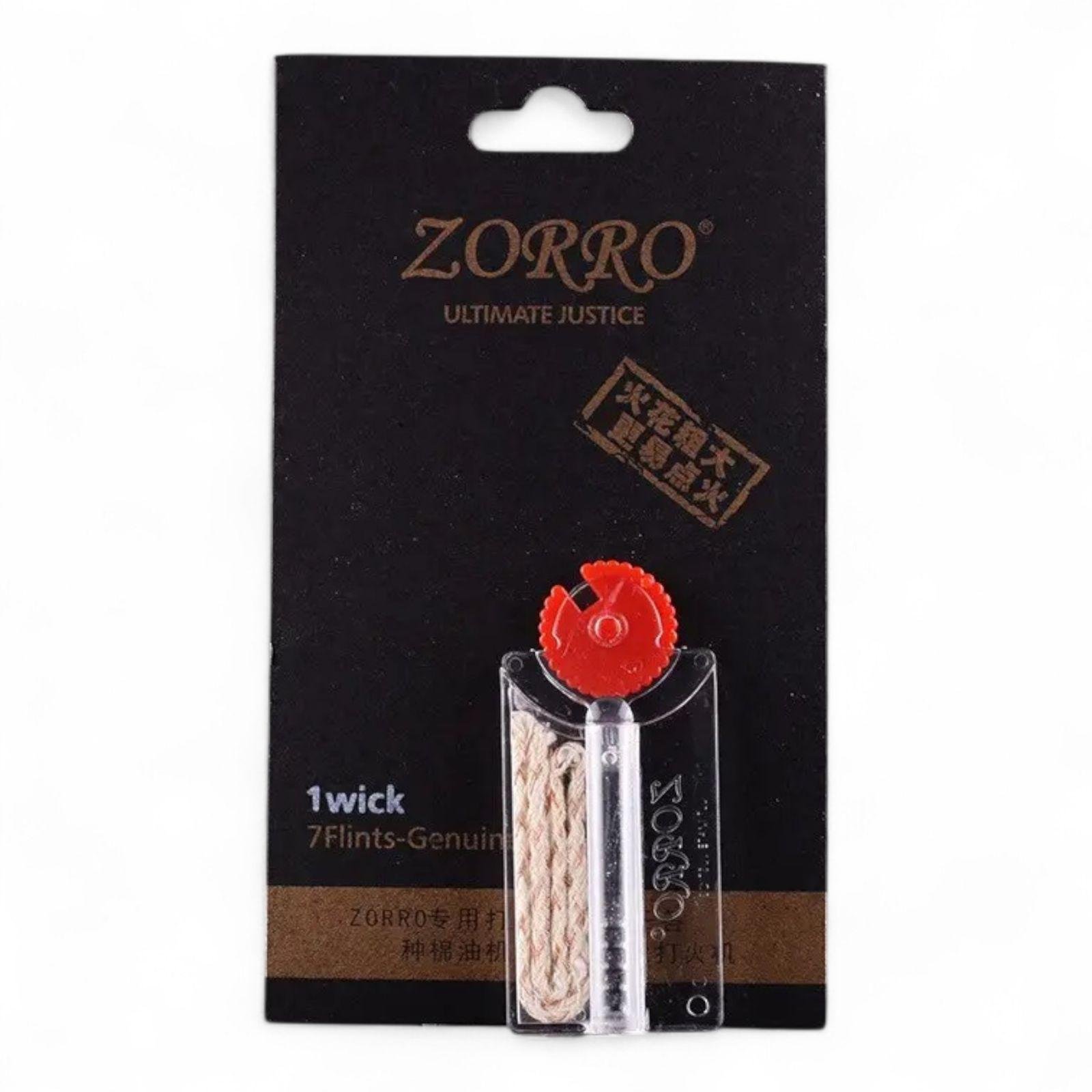Кремний и фитиль Zorro для бензиновых зажигалок (26065049)
