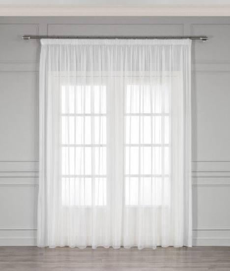 Тюль шифон 400х290 см Белый