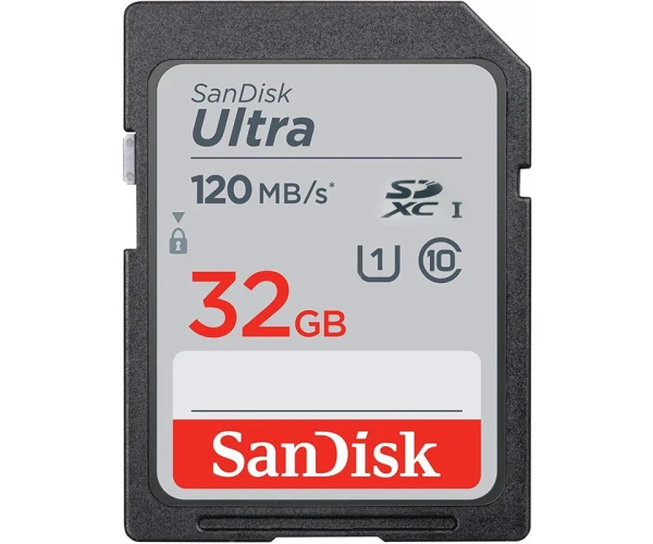 Карта пам’яті SDXC SanDisk Ultra 120Mb/s Class 10 UHS-1 32Gb - фото 1