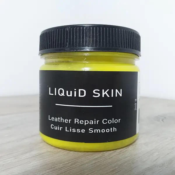 Крем-краска для кожаных изделий Liquid Skin 240 г Желтый