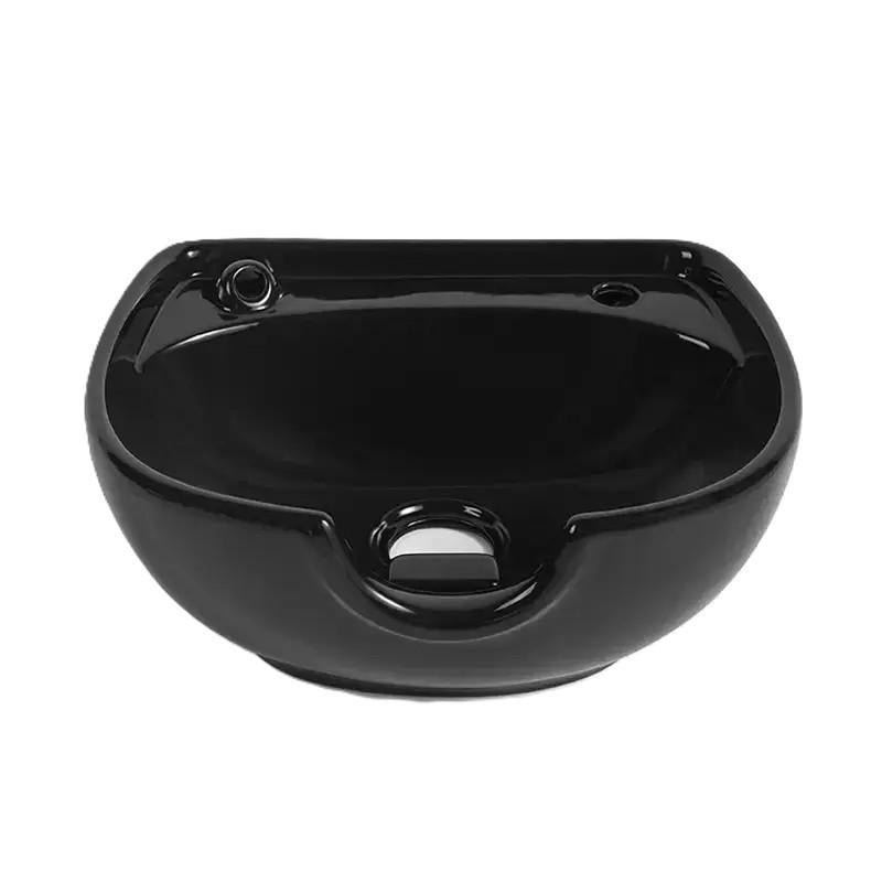 Раковина к парикмахерской мойке ДенІС professional керамическая Черный (1772557211) - фото 2 Раковина к парикмахерской мойке ДенІС professional керамическая Черный (1772557211) - фото 2
