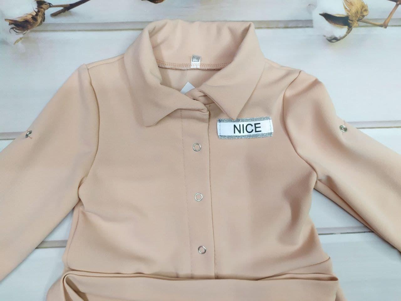 Платье детское PumPoni Вера с юбкою фатин 116 см Пудровый (013455/116) - фото 3 Платье детское PumPoni Вера с юбкою фатин 116 см Пудровый (013455/116) - фото 3