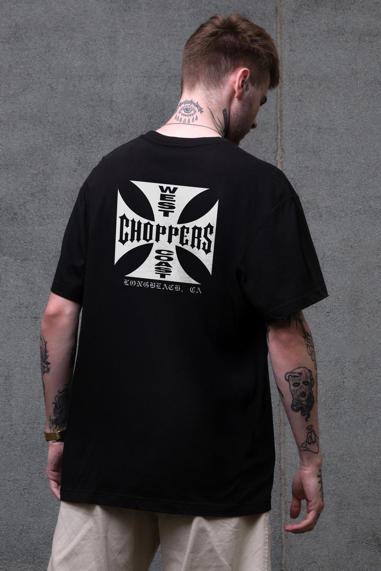 Футболка чоловіча Without з принтом Choppers оверсайз L/XL Black (L8049450)