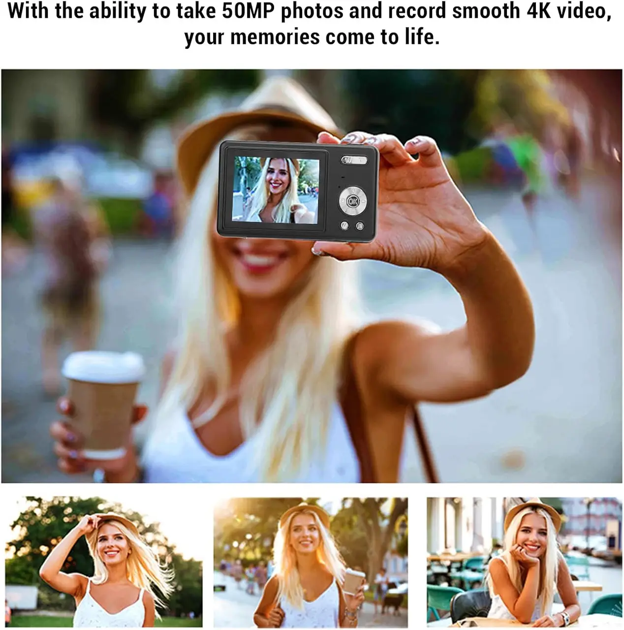 Камера цифрова 4K 2,4" з акумулятором - фото 9 Камера цифрова 4K 2,4" з акумулятором - фото 9