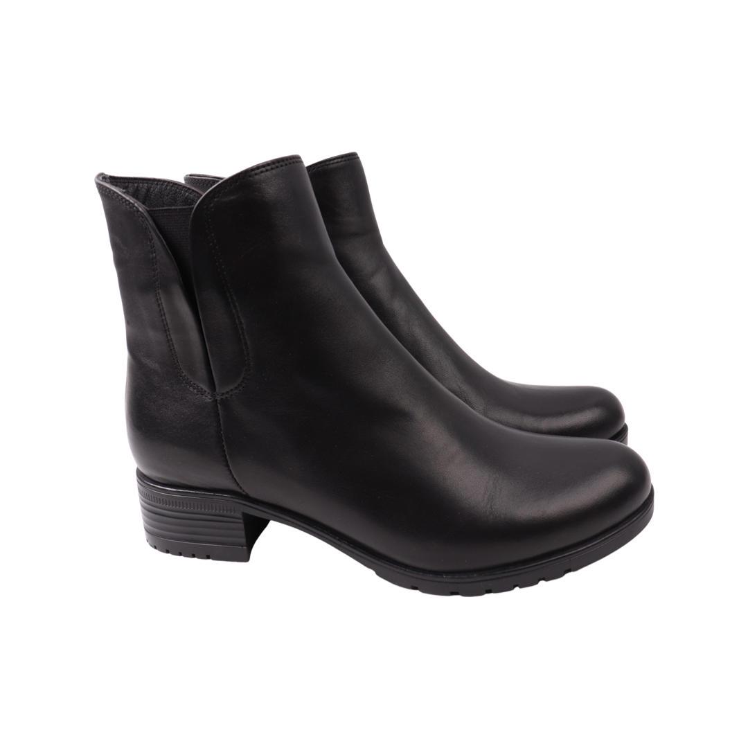 Ботинки женские New Diamond из кожи р. 40 Черный (15-21DHC)