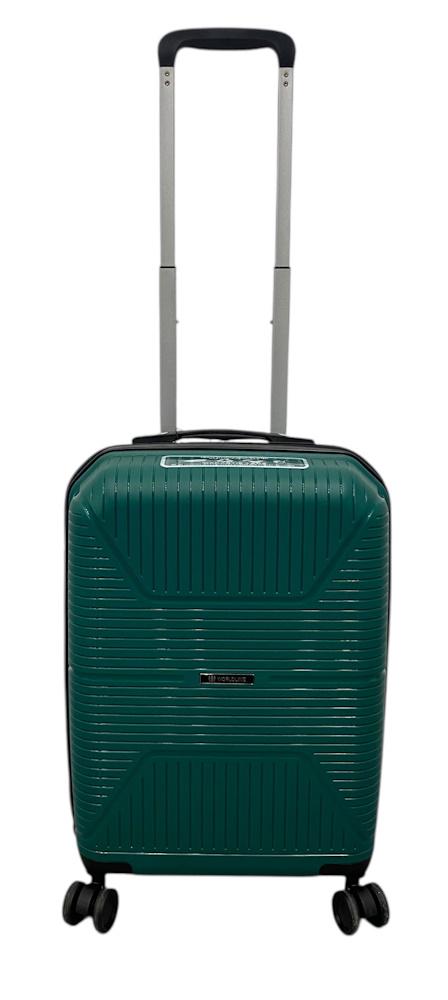 Чемодан маленький для ручной клади AIRTEX Worldline 291 полипропилен S Зеленый (291/62/51) - фото 2